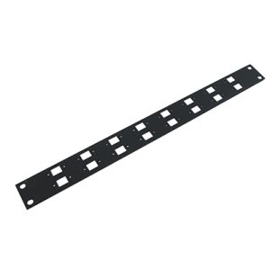 Patch Panel 1Ux16W Balun, Patch Panel 1U for 16W Balun (none included)