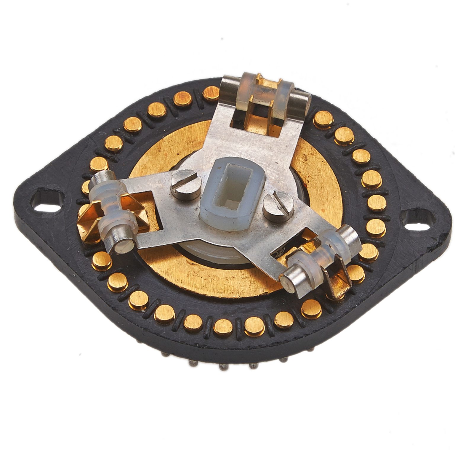 3 Pole, Type 72, Multibank, Rotary Switch, Brass Gold Plated