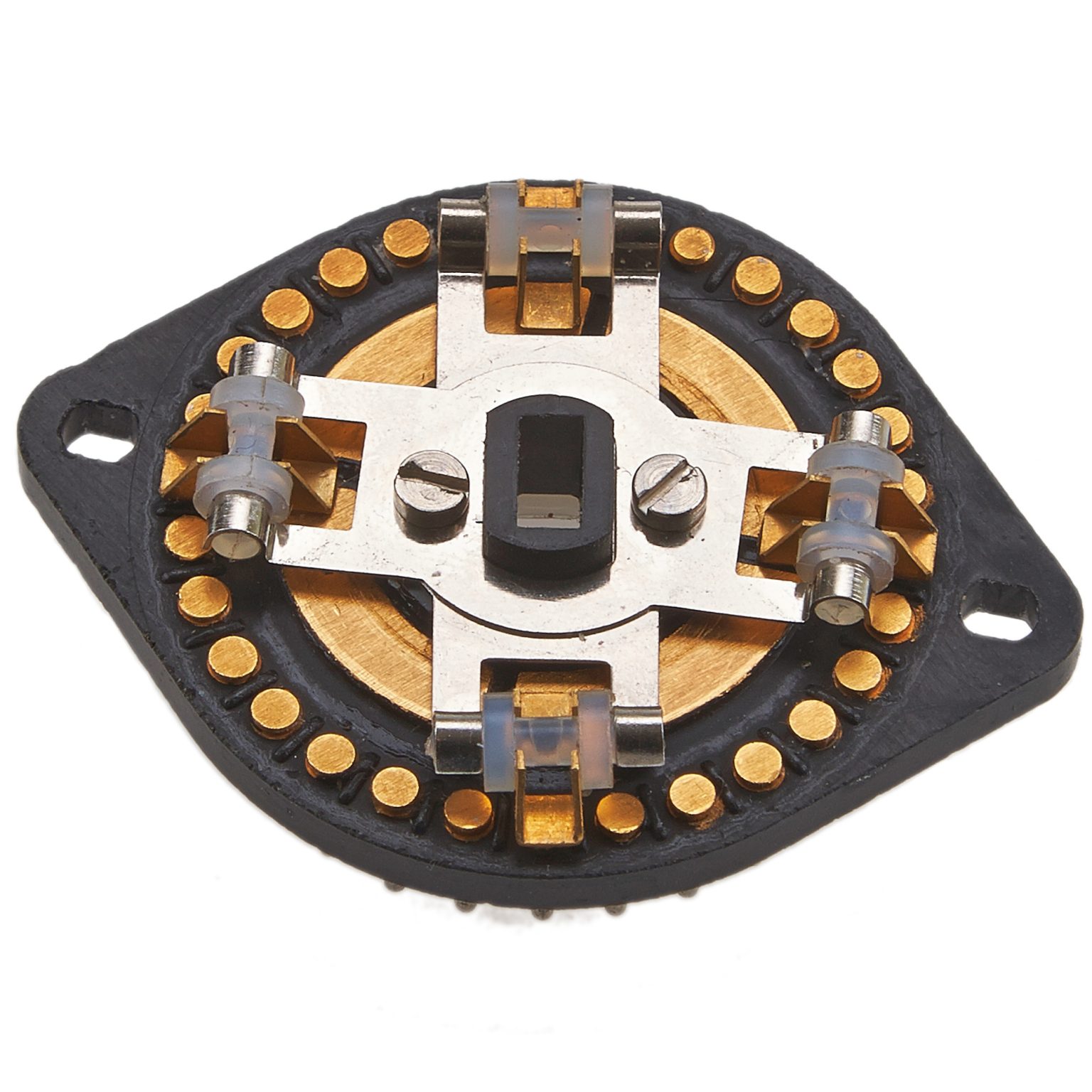 4 Pole, Type 72, Multibank, Rotary Switch, Brass Gold Plated