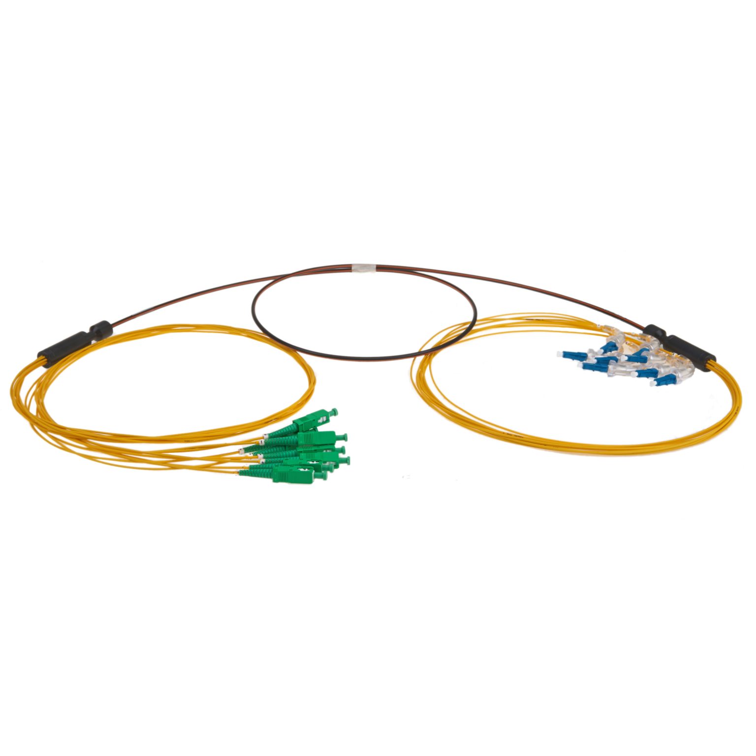 Pre-terminated hydra distribution cable miltac