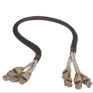 RJ45 to RJ45 CAT5 Expandable Braid Bundle @ 1m