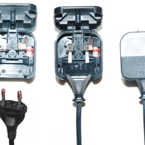 Euro to UK Mains Plug Adaptor (13amp)