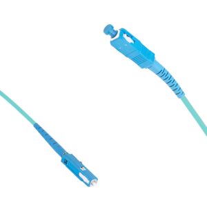 MU-SC Multimode OM3 50/125 Simplex Aqua