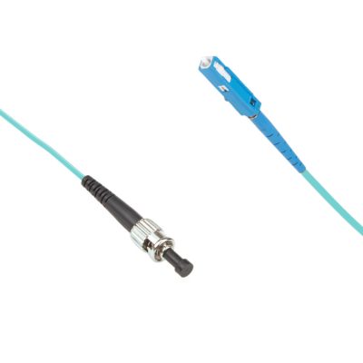 MU-ST Multimode 50/125 OM3 simplex patchcord | ST multimode patchcord | ST multimode patch cord | ST patch cord | ST patchcord | MU multimode patchcord | MU multimode patch cord | MU patch cord |MU patchcord | ST-MU multimode patchcord |ST- MU multimode patch cord | ST-MU patch cord | ST-MU patchcord