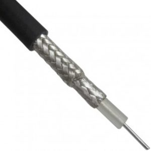 Coax Cable RG223, Coax Cable RG223 Single Core Black 250M reel