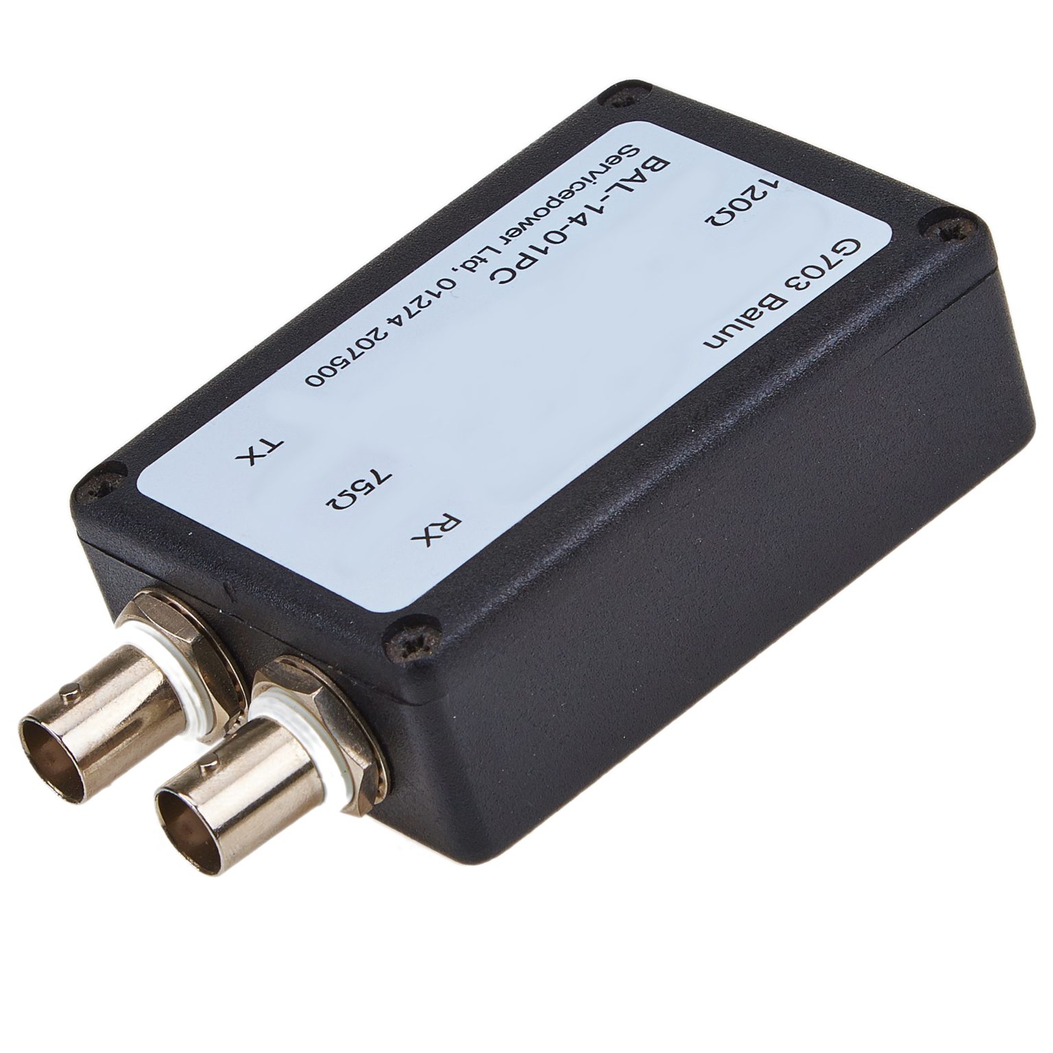 Panel mount balun