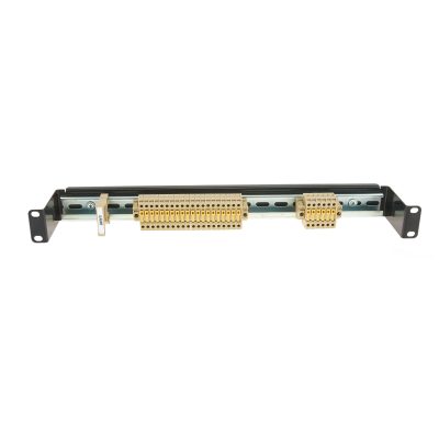 1u panel with isolation terminals