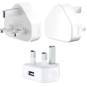 USB to 3 pin Uk Mains Plug  Charger